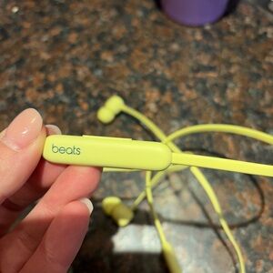 Beats Yellow Earphones